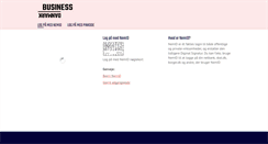 Desktop Screenshot of login.businessdanmark.dk